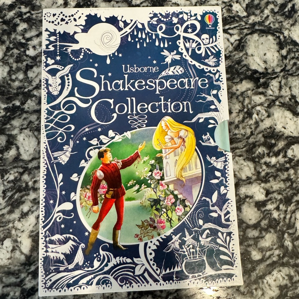 Usborne Shakespeare Book Collection - Blue Illustrated Kids Book Set
